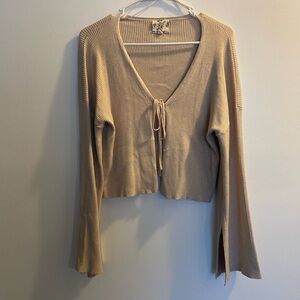 Hippie Rose Tie-Front Women's sweater top